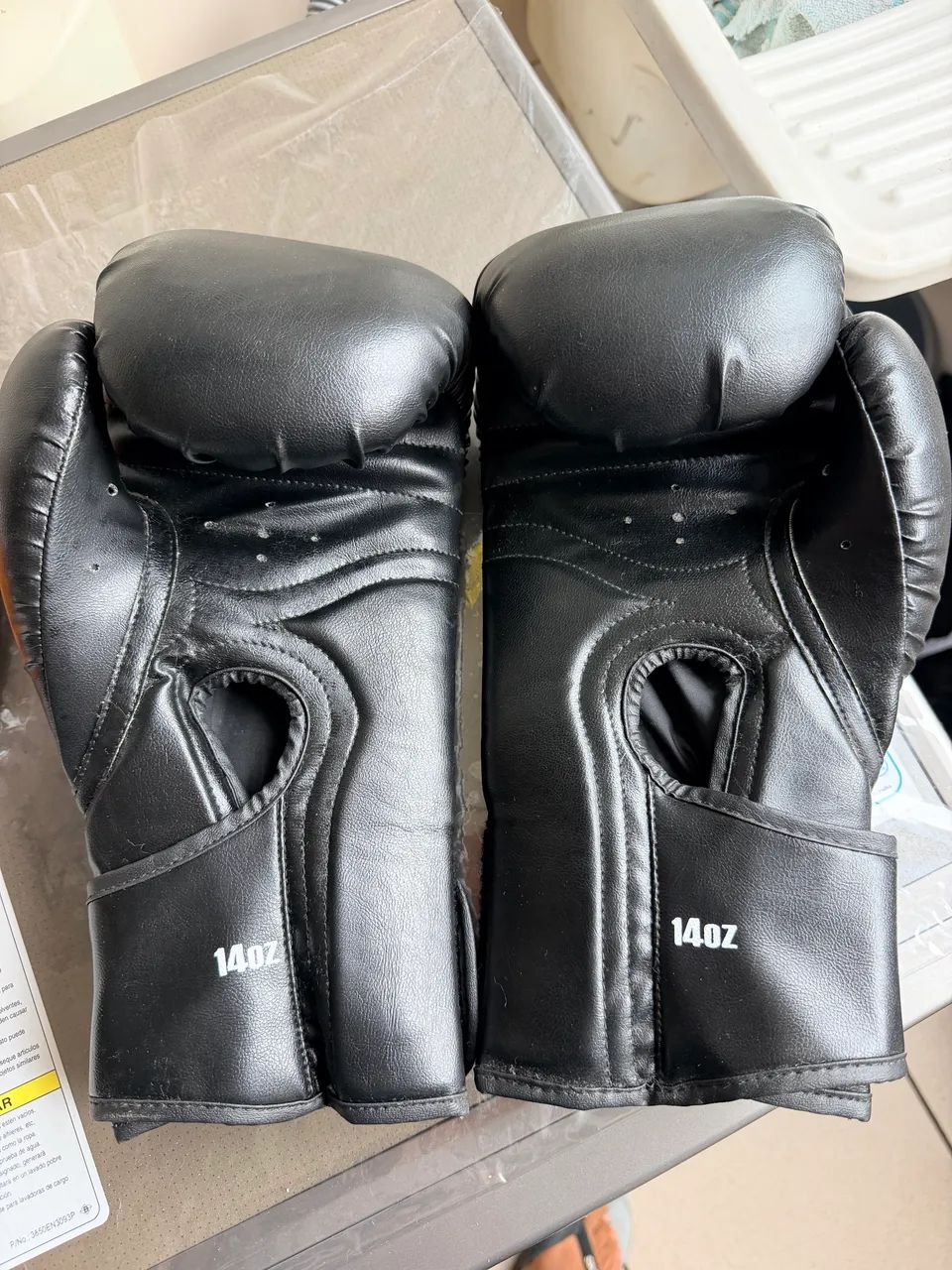 Luva de Boxe Shogun Team 14oz - Preta - Ótimo Estado - Foto 4