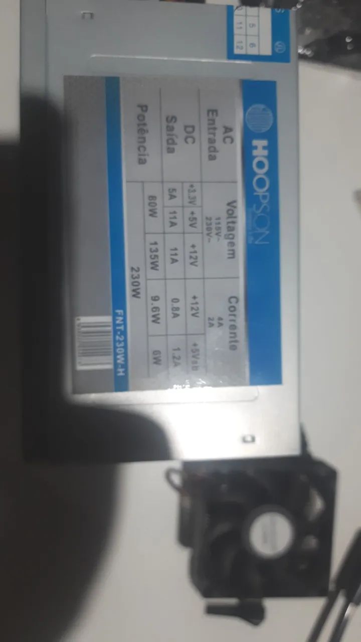 Kit placa mãe,fonte, processador, microfone etc - Foto 4
