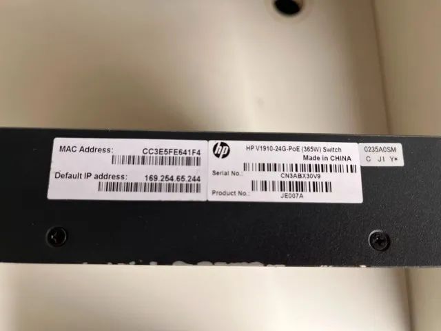 Switch HP (365W) - JE007A - Foto 4