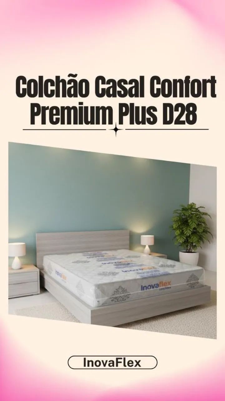 Colchão casal confort  premium D28