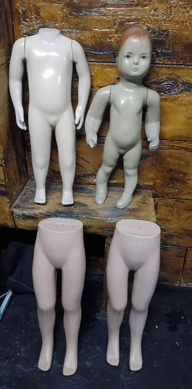 4 manequins infantil usado  - Foto 5