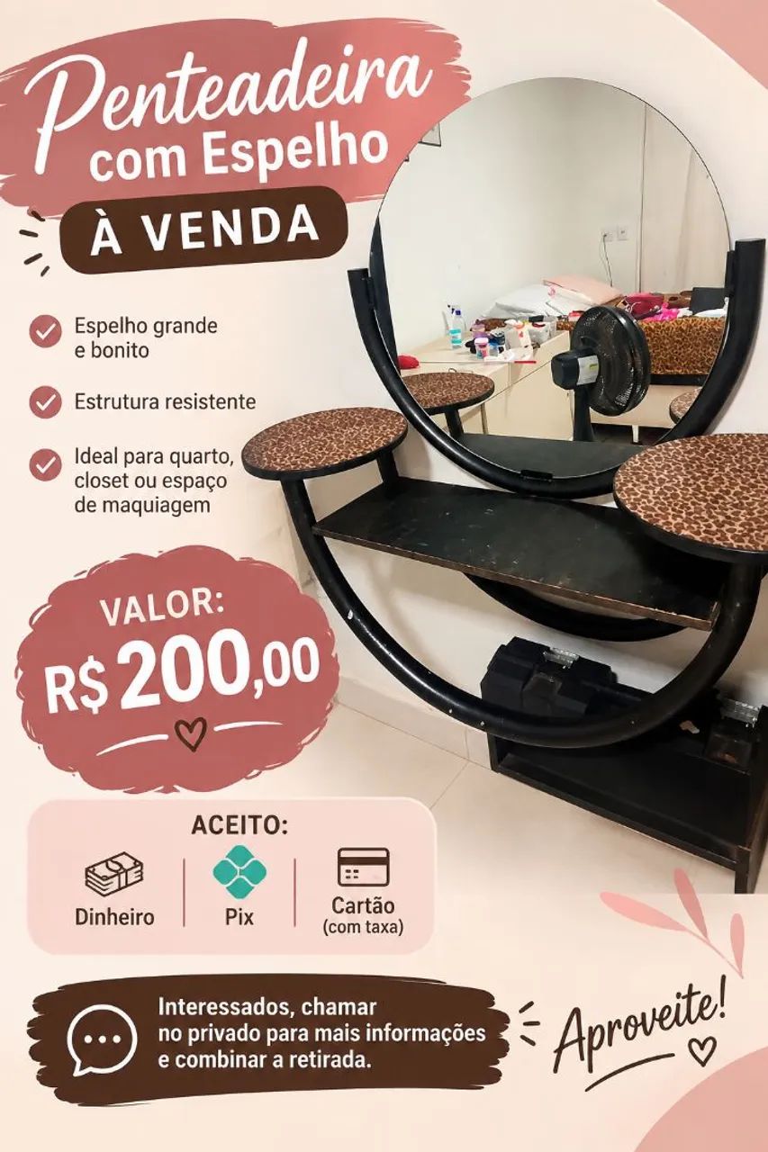 Penteadeira com Espelho