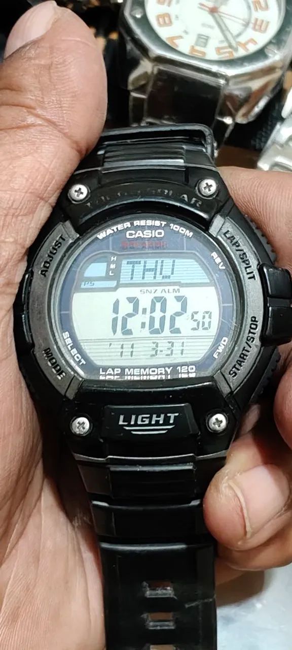 Relógio Casio solar original funcionando