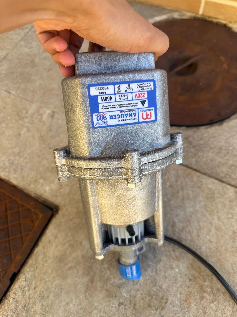 Bomba Submersa Anauger Sappo 900 Extreme 220V 450W - Foto 5