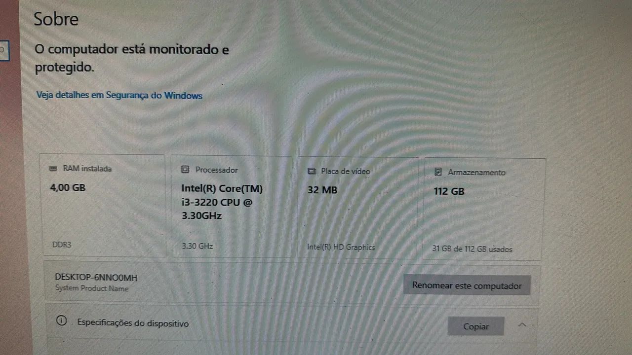 Computador i3 terceira geração 8 gb com ssd para empresas  - Foto 2