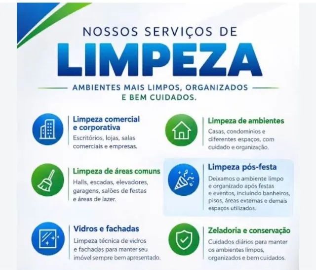 Serviços de limpeza Residencial e pós-obra.  *