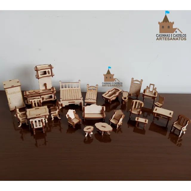 Casinha de Boneca Montada e Pintada - Foto 5