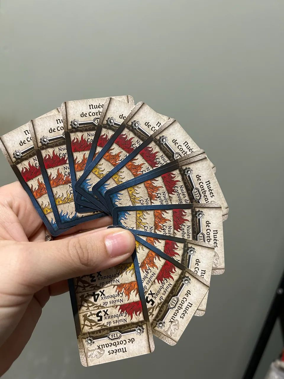 Cartas de saída de Corvos Zombicide Black Plague em francês