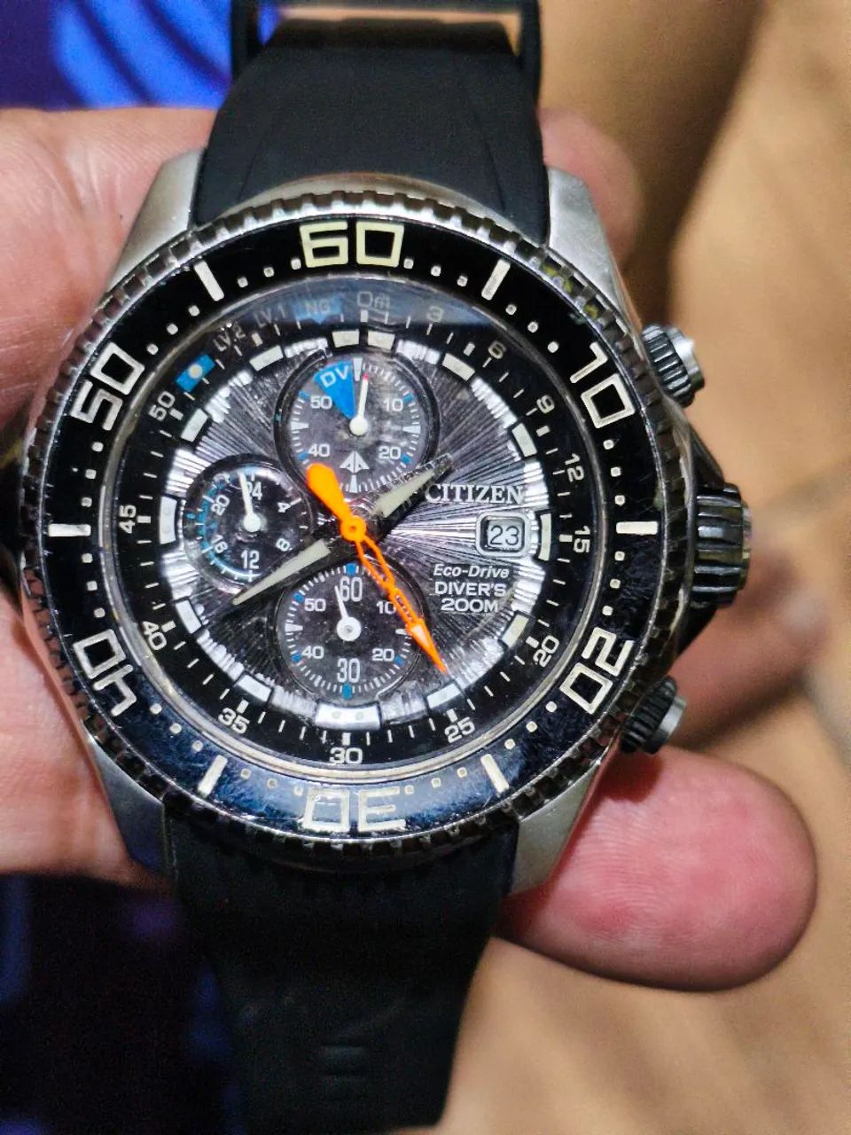 Relógio Citizen cronógrafo leia descrição  - Foto 2