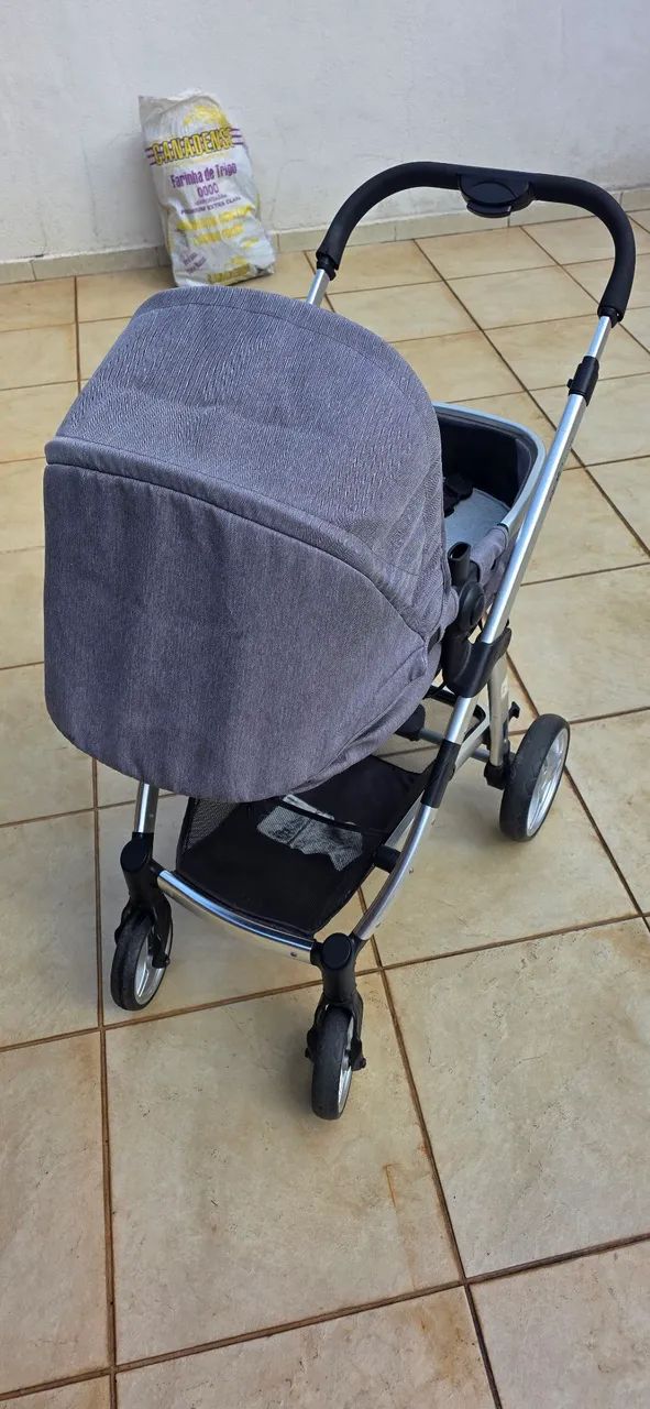 Conjunto carrinho + bebê conforto  - Foto 4