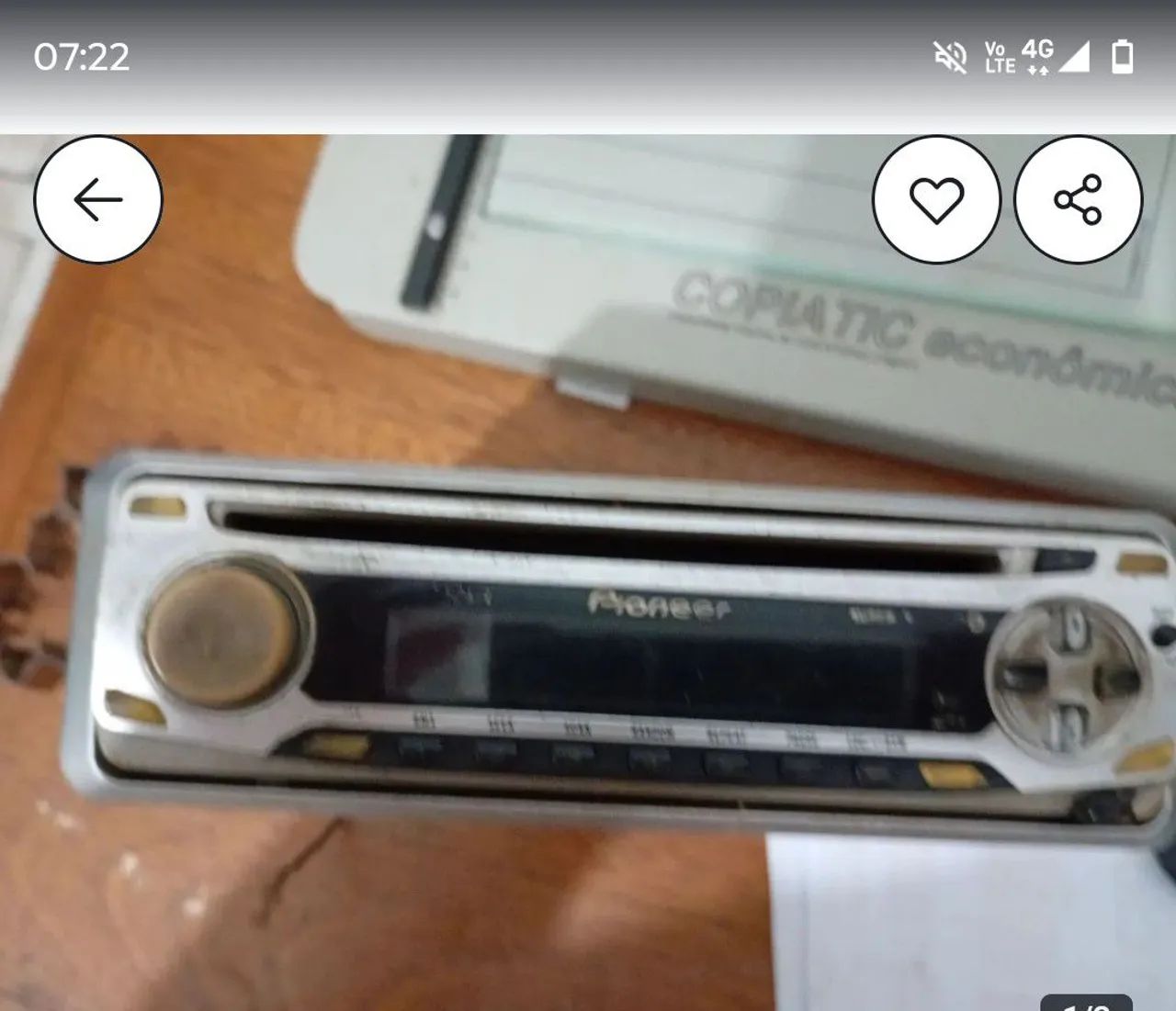 Toca cd Pioneer 