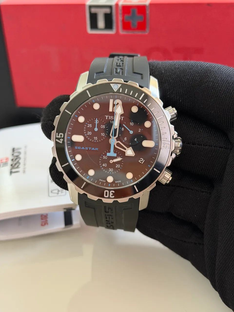 Relógio tissot seastar azul original  - Foto 3