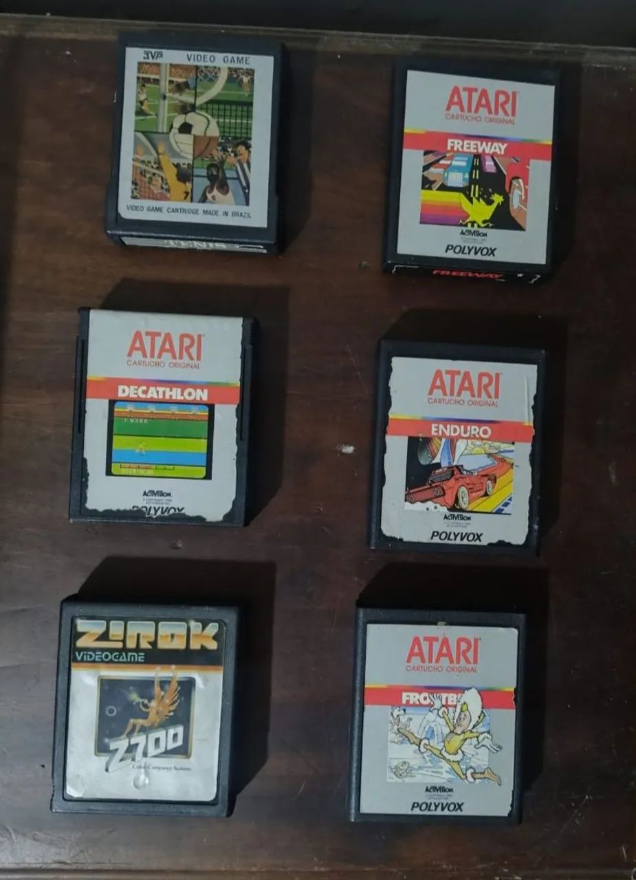 Console Atari completo Funcionando com 6 jogos  - Foto 4