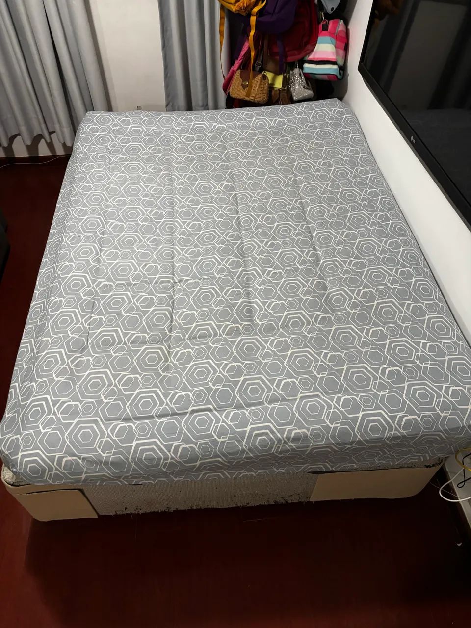 Cama box  Euro casal com baú  - Foto 3