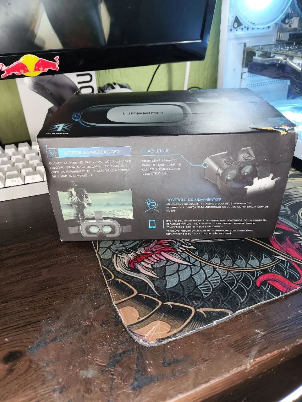 Óculos de realidade virtual para celular - Foto 4