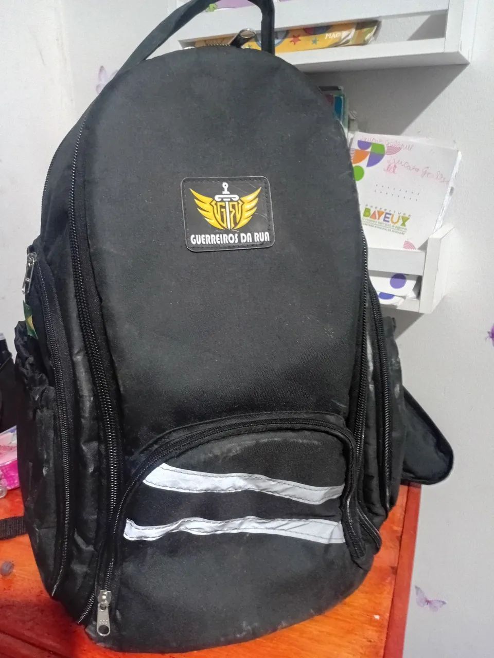 Bag mochila guerreiro da rua