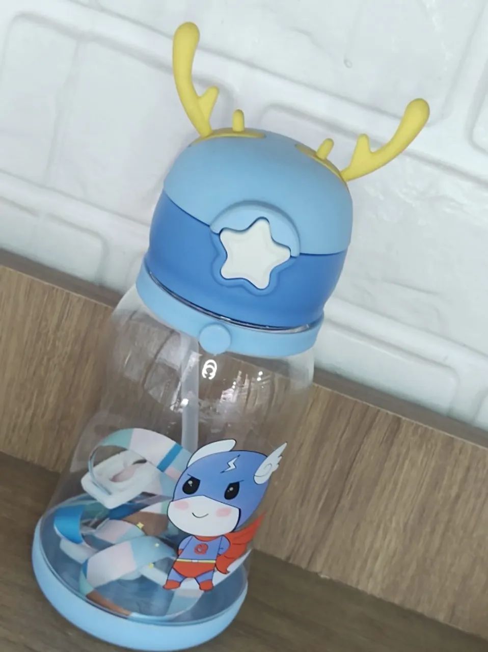 Garrafinha Infantil Decorada com Super Herói - Foto 5