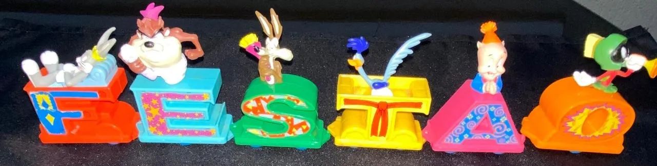Coleção Brinquedos "Fiesta 2000" dos Looney Tunes - Habib's em 1999