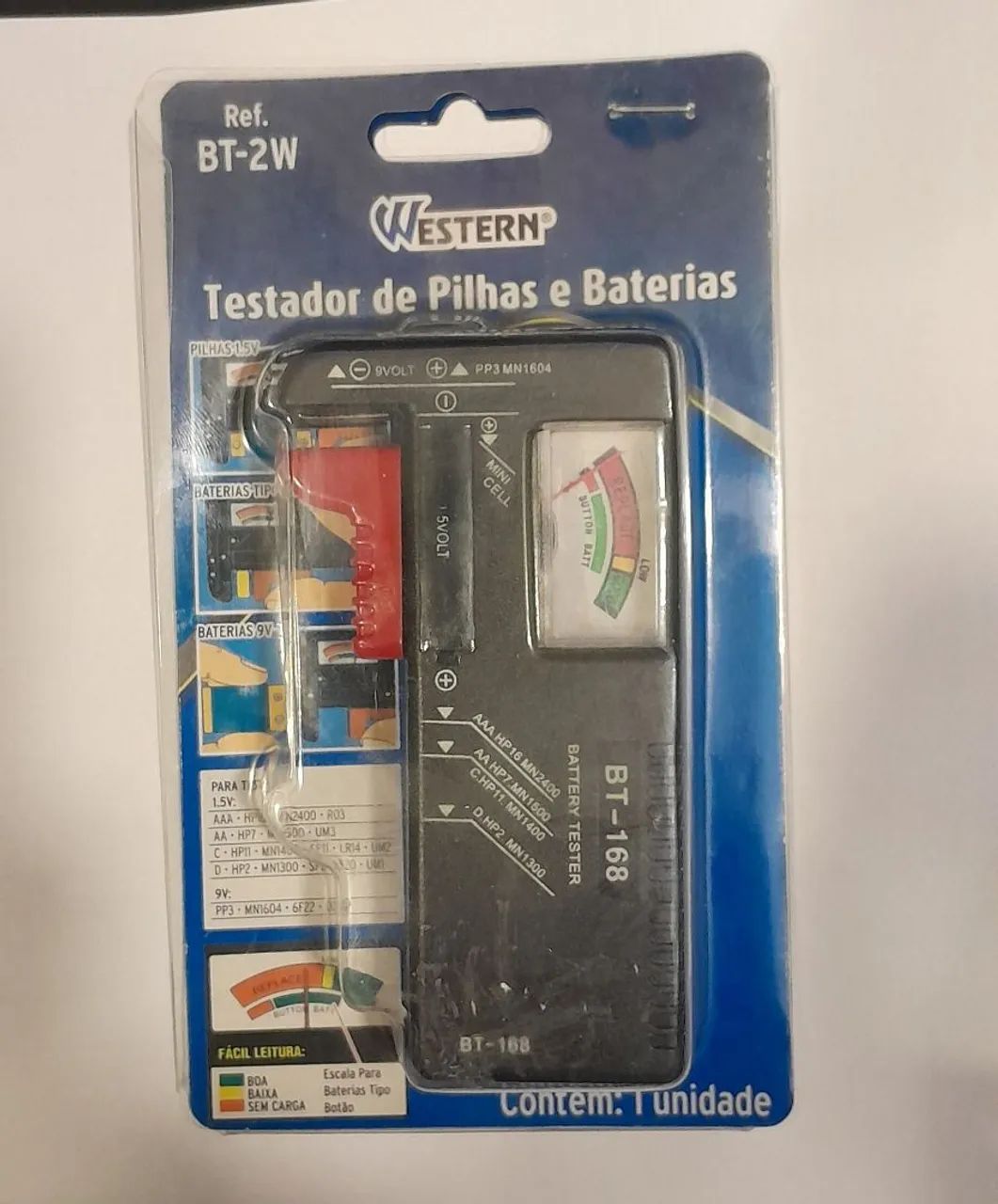 Testador de pilhas e baterias Western BT-2W - Foto 3