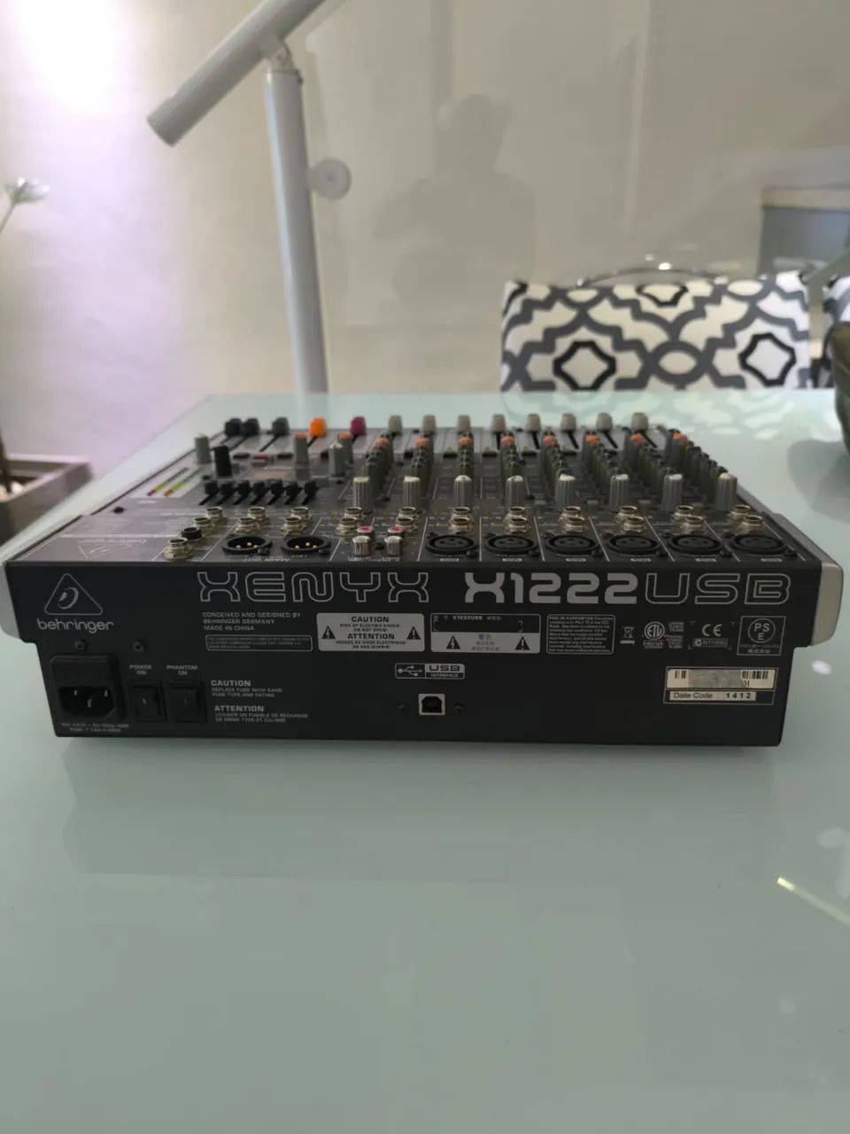 Mesa De Som Com Efeitos Bivolt Xenyx X 1222 USB - Behringer - Foto 2