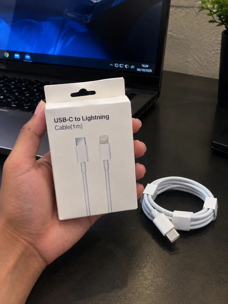 Cabo USB-C para Lightning iPhone 