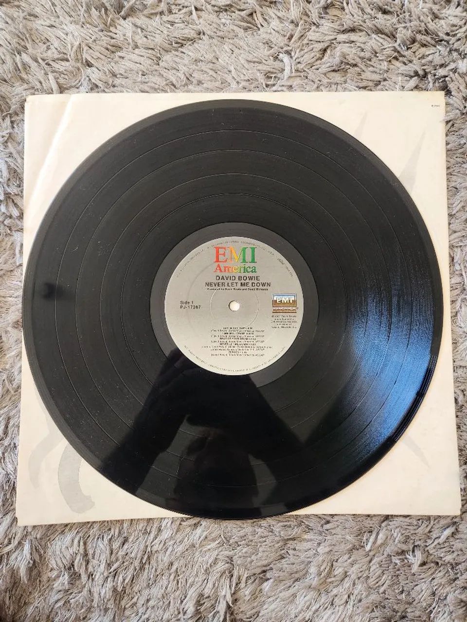 Disco LP David Bowie - Never Letícia Me Down - Foto 4