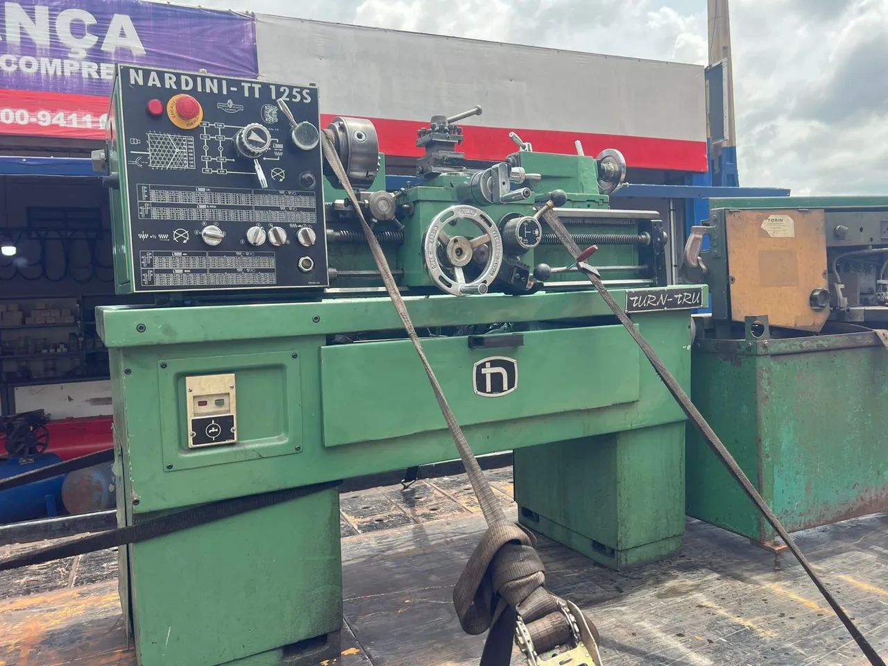 Torno Nardini Mascote TT 125s  estado de novo. Vendo Troco 