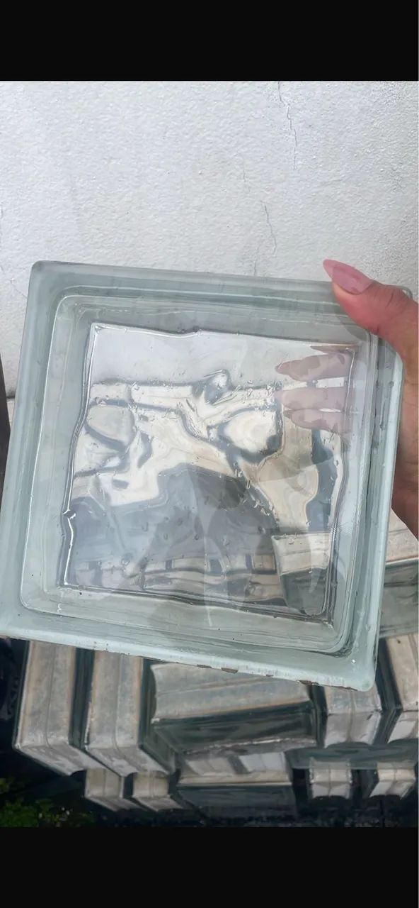 Tijolo de Vidro / Bloco de Vidro Transparente - Foto 2