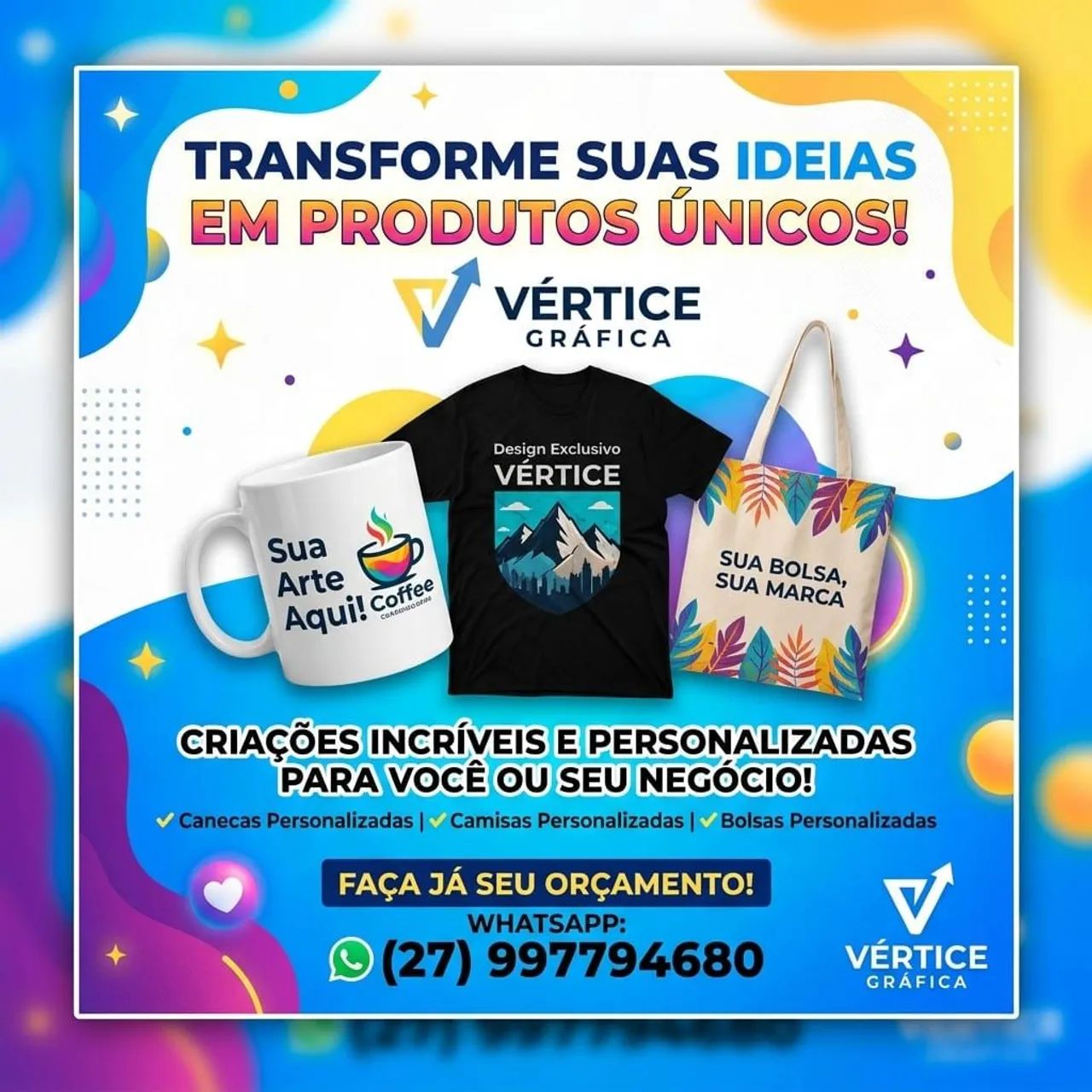 Camisas, canecas, adesivos, e canetas personalizadas - Foto 4