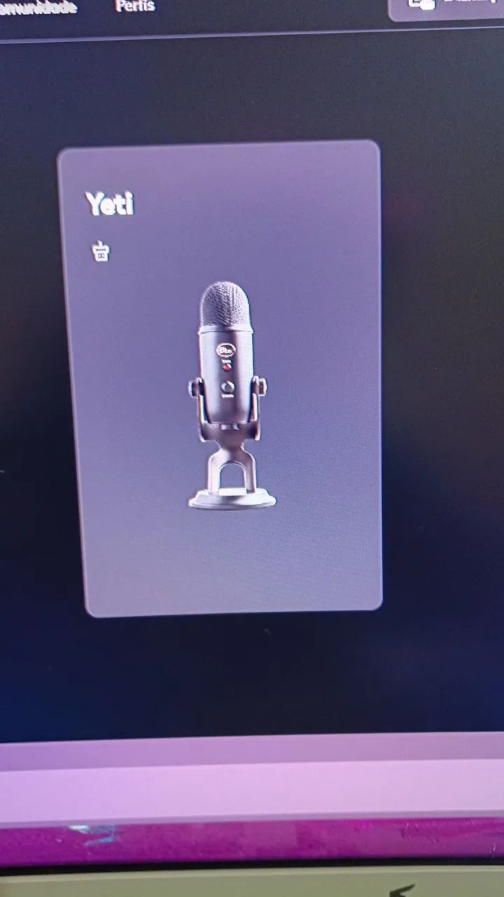 Microfone Logitech Blue Yeti USB - Foto 3