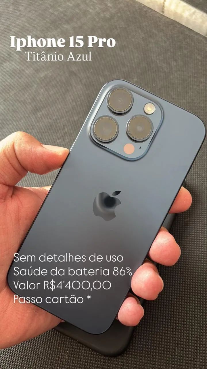 iPhone 15 pro 128gb - Celulares e Smartphones - Residencial
