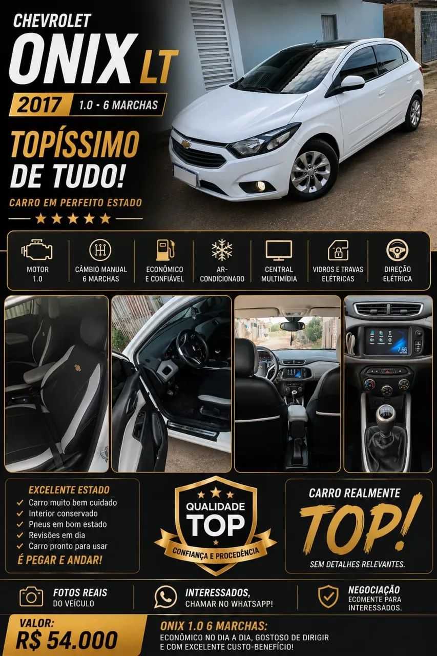 Chevrolet Onix ONIX HATCH LT 1.0 8V FLEXPOWER 5P MEC. 2017