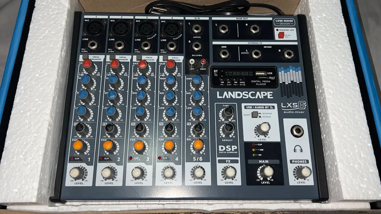 Mesa de Som 6 canais - Landscape Lsx6