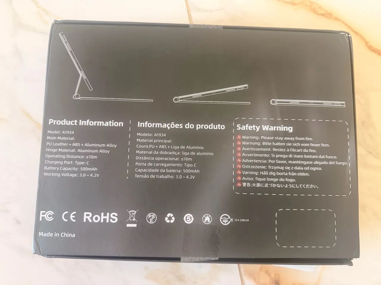Teclado Magnético Bettdow A1934 Samsung Galaxy Tab S6 Lite de 10,4  - Foto 5