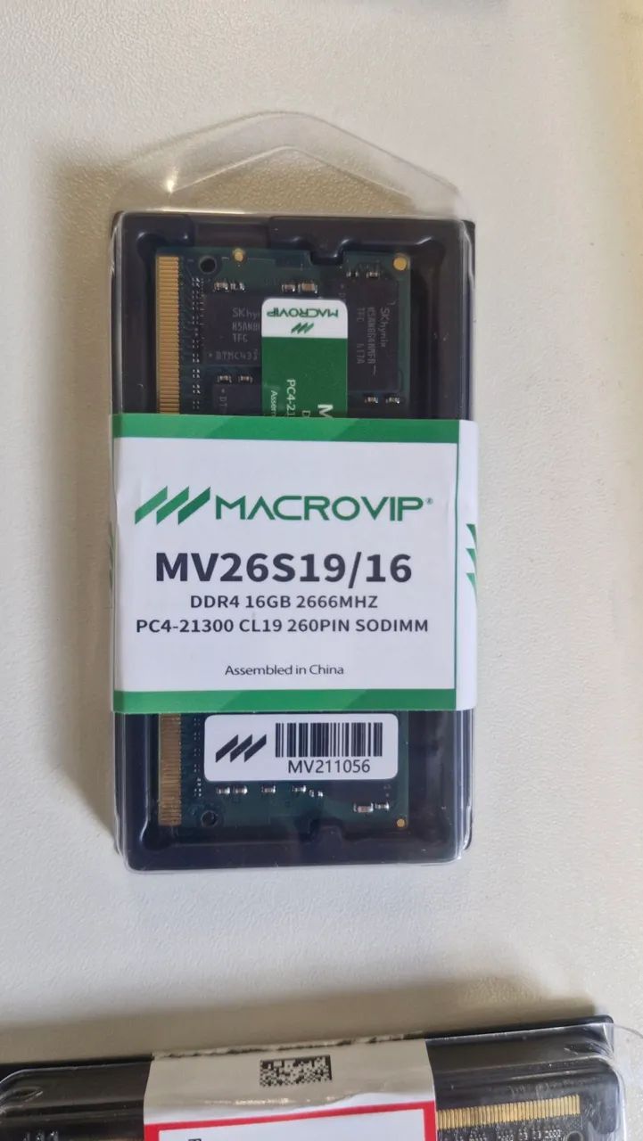 Memoria RAM p/ Notebook