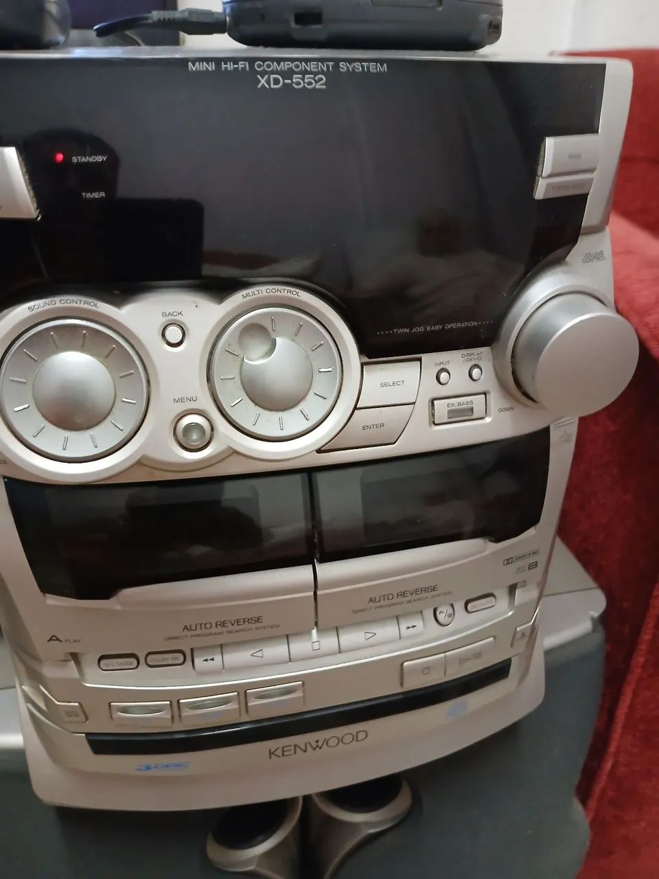 Raro minisistem kenwood pra restauro - Aparelhos de Som - Vila