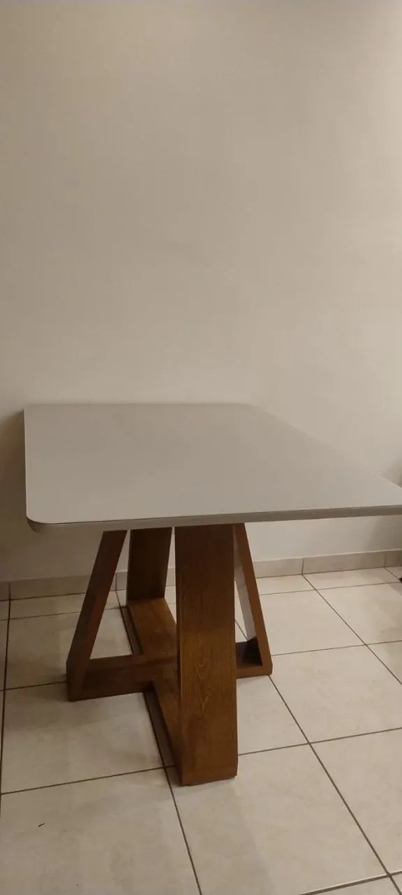 Mesa de jantar retangular 4 cadeiras - Foto 3