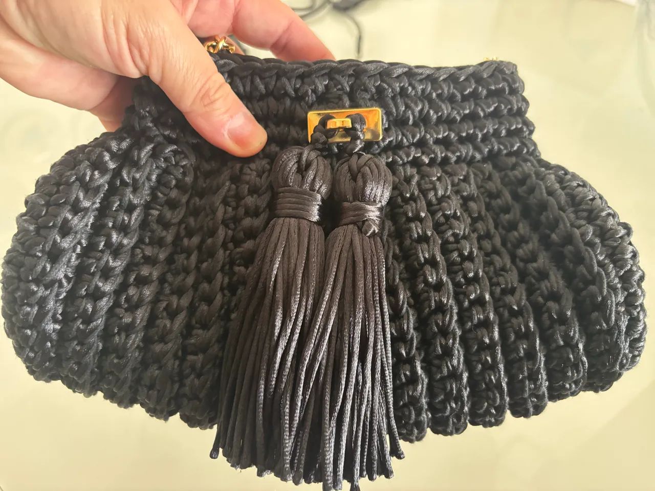 Clutch Catarina Mina cor preta - Foto 2