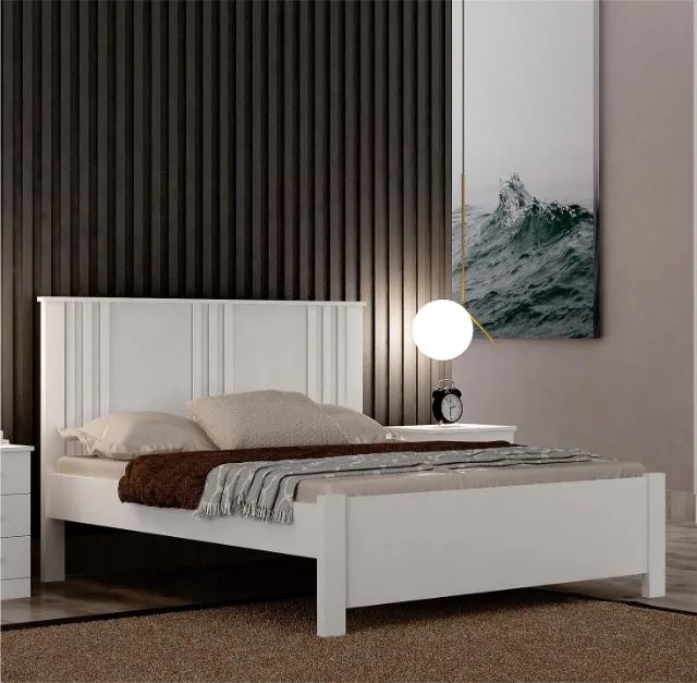 Cama de casal Comum Milano - Foto 2