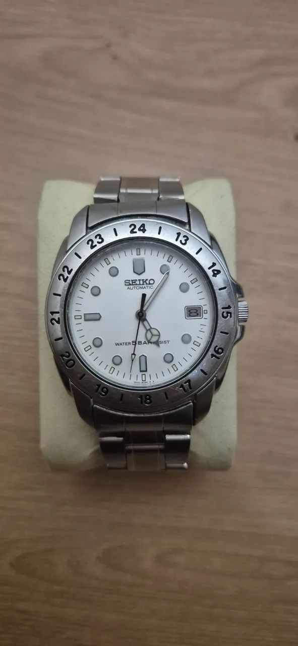 Raro Relógio Seiko Automatic "Explorer" Polar * Vintage Aço