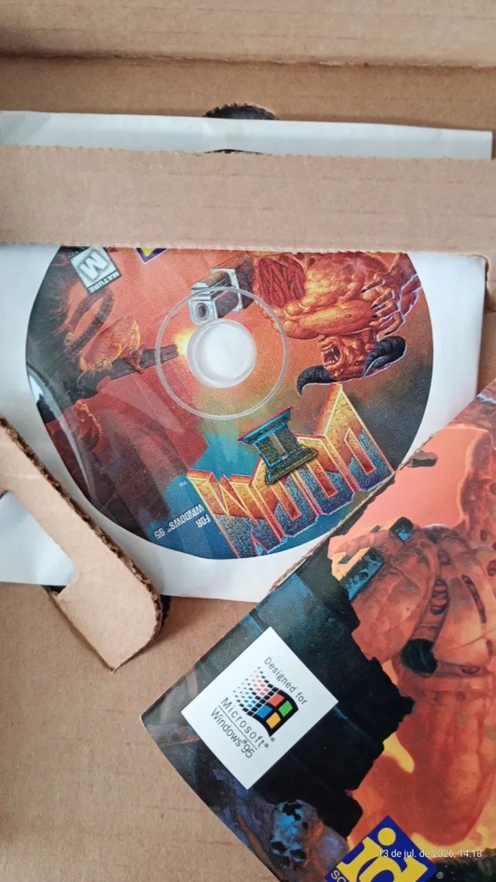 Doom 2 Pc Big Box Cd + Encartes e Manual (NOVO NUNCA USADO