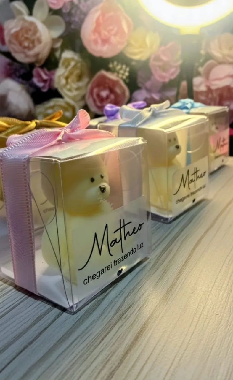 20 Mini velas aromáticas em formato de ursinho  - Foto 2