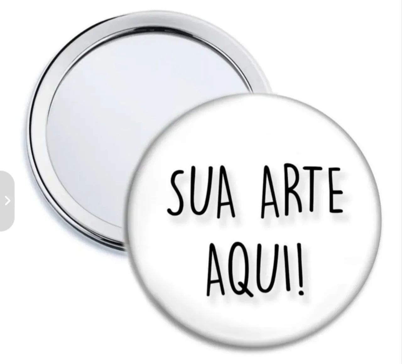 Espelho Personalizado - tamanho 58mm - Foto 2