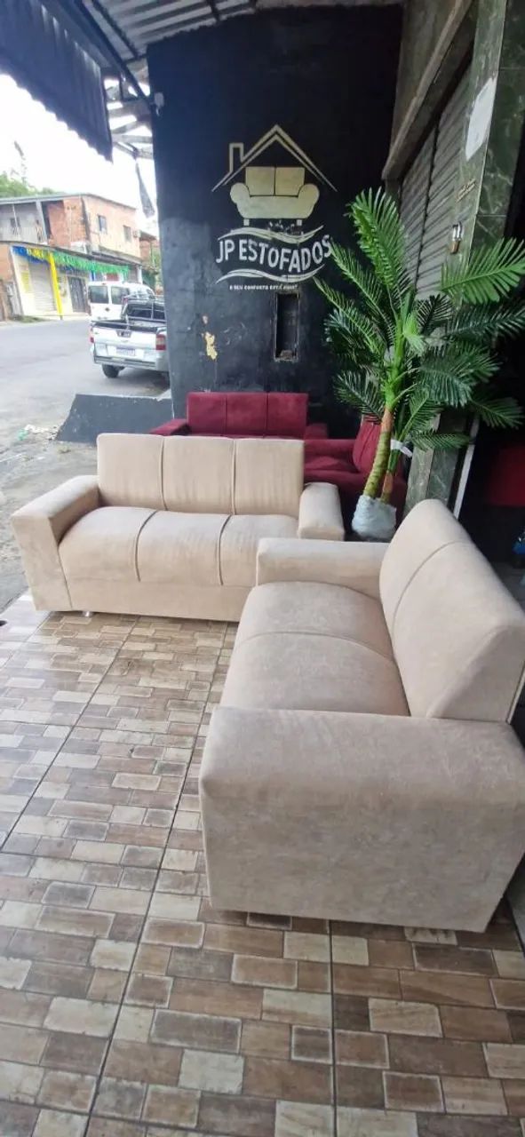 CONJUNTO DE SOFA + FRETE GRÁTIS  - Foto 2