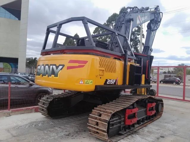 ESCAVADEIRA HARVESTER ESTEIRA SANY SY215F 21T 21/21 HORÍMETRO 14.714 - Foto 2