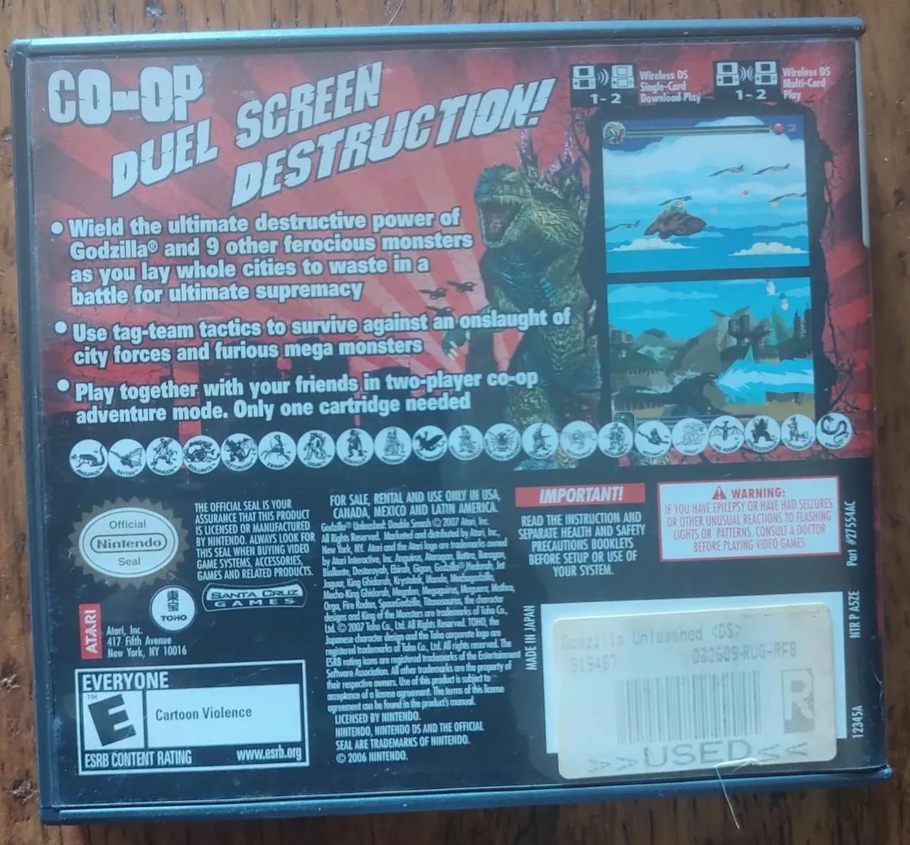 Godzilla Unleashed = R$: 300 - Foto 5