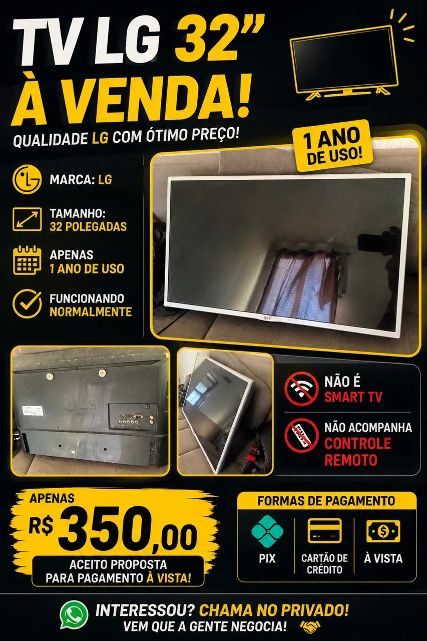 Televisão LG 32 polegadas 