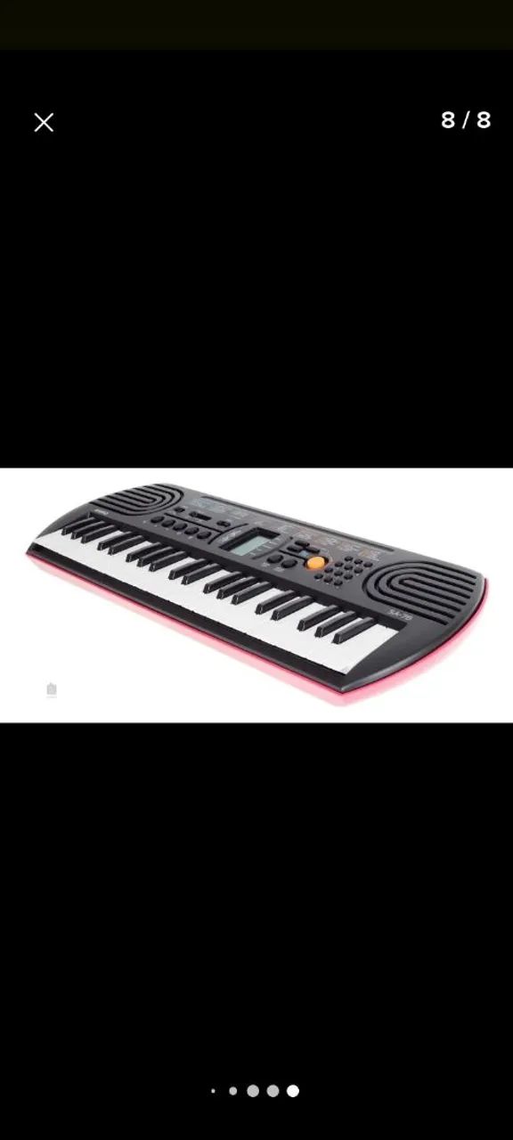 Teclado Casio SA-78 - Rosa com Preto - Foto 3