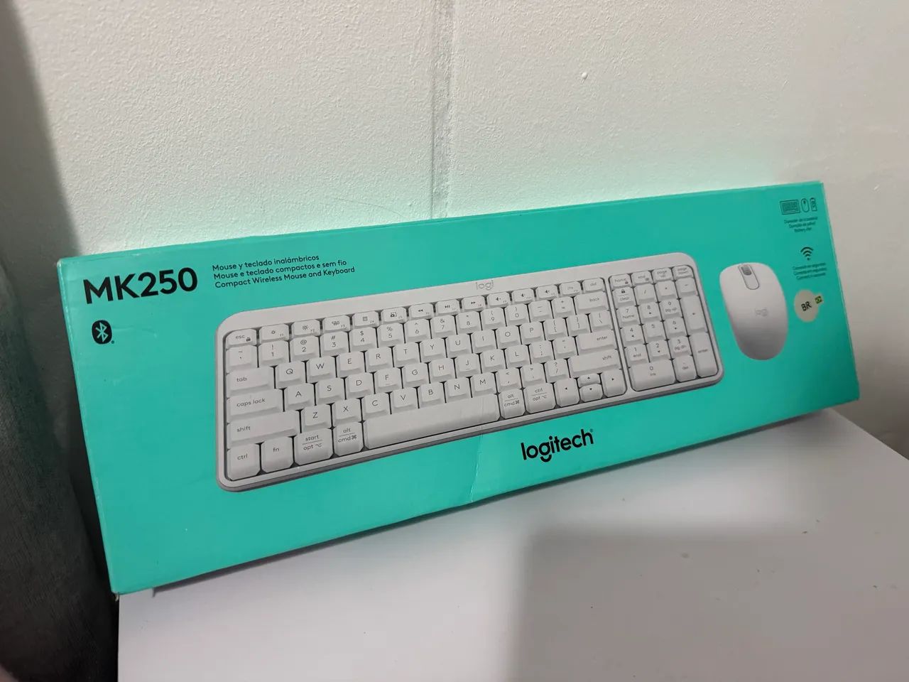 Teclado e Mouse Logitech MK250 sem fio 