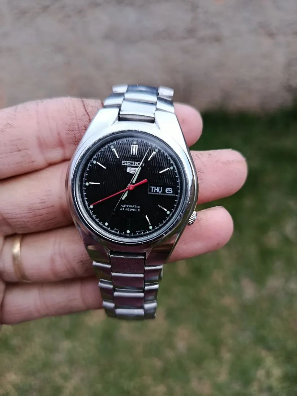 Seiko 5 7S26 preto 